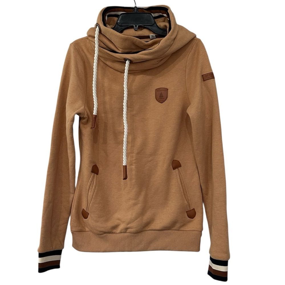 Wanakome Serita Hooded Sweatshirt Hazelnut Small